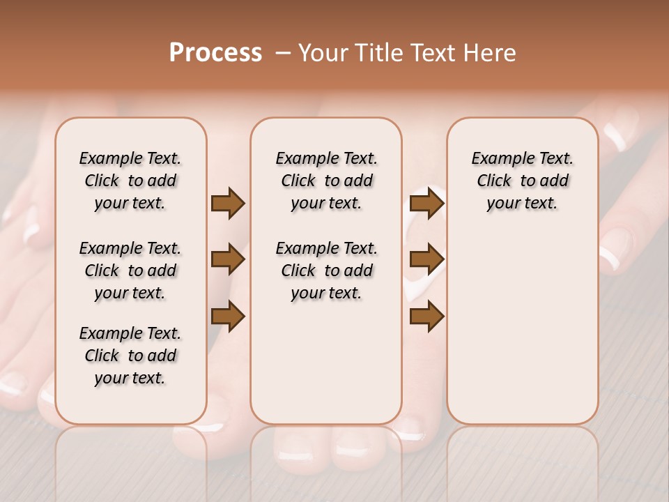 Naked Perfection Palm PowerPoint Template