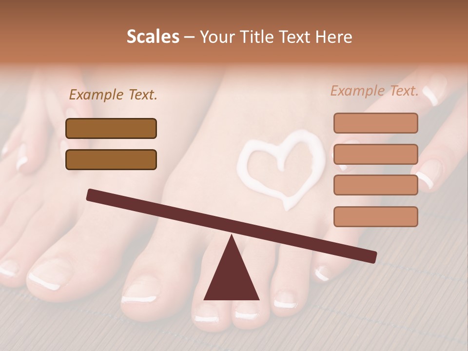 Naked Perfection Palm PowerPoint Template