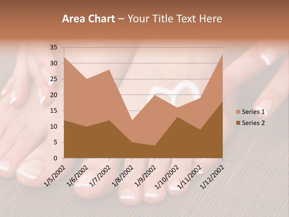 Naked Perfection Palm PowerPoint Template