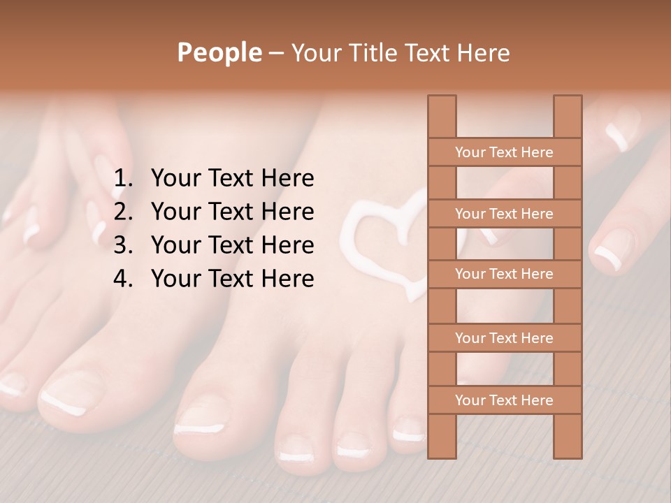 Naked Perfection Palm PowerPoint Template