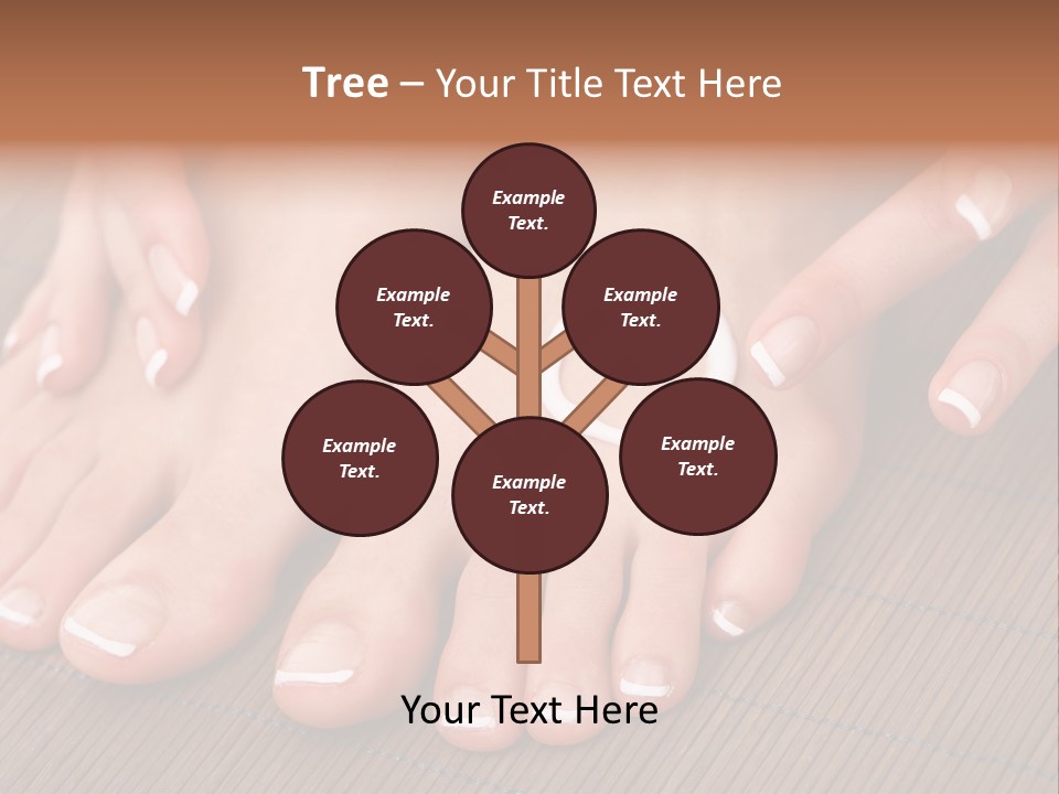 Naked Perfection Palm PowerPoint Template