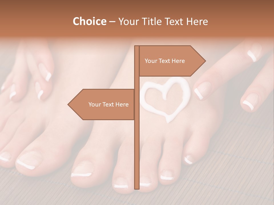 Naked Perfection Palm PowerPoint Template