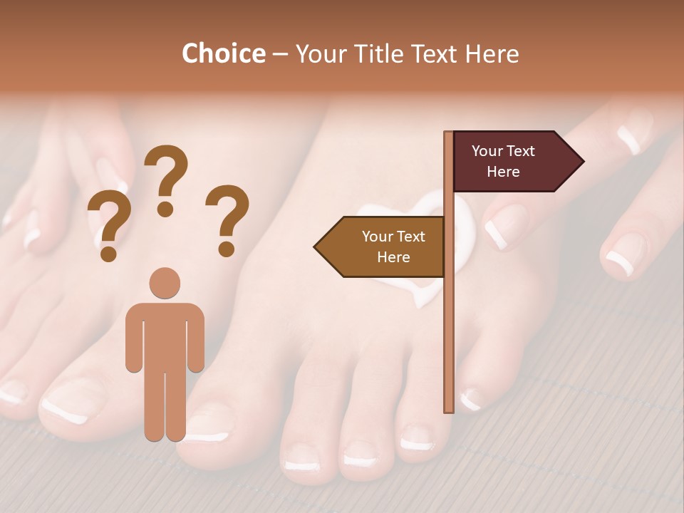 Naked Perfection Palm PowerPoint Template