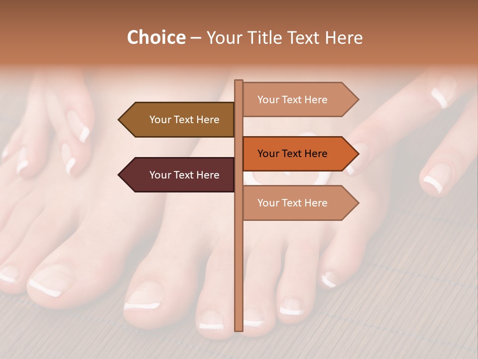 Naked Perfection Palm PowerPoint Template