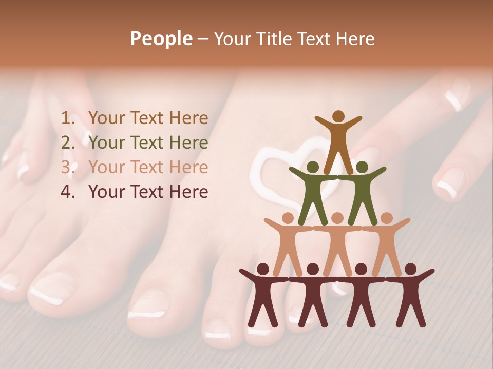 Naked Perfection Palm PowerPoint Template