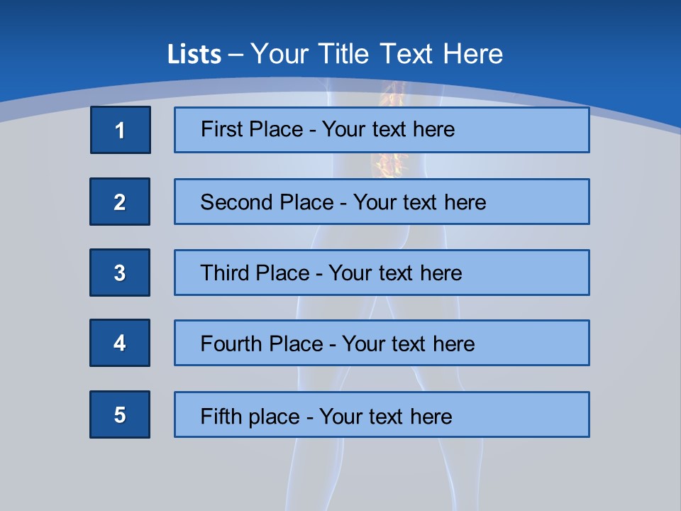 Render Arm Chest PowerPoint Template