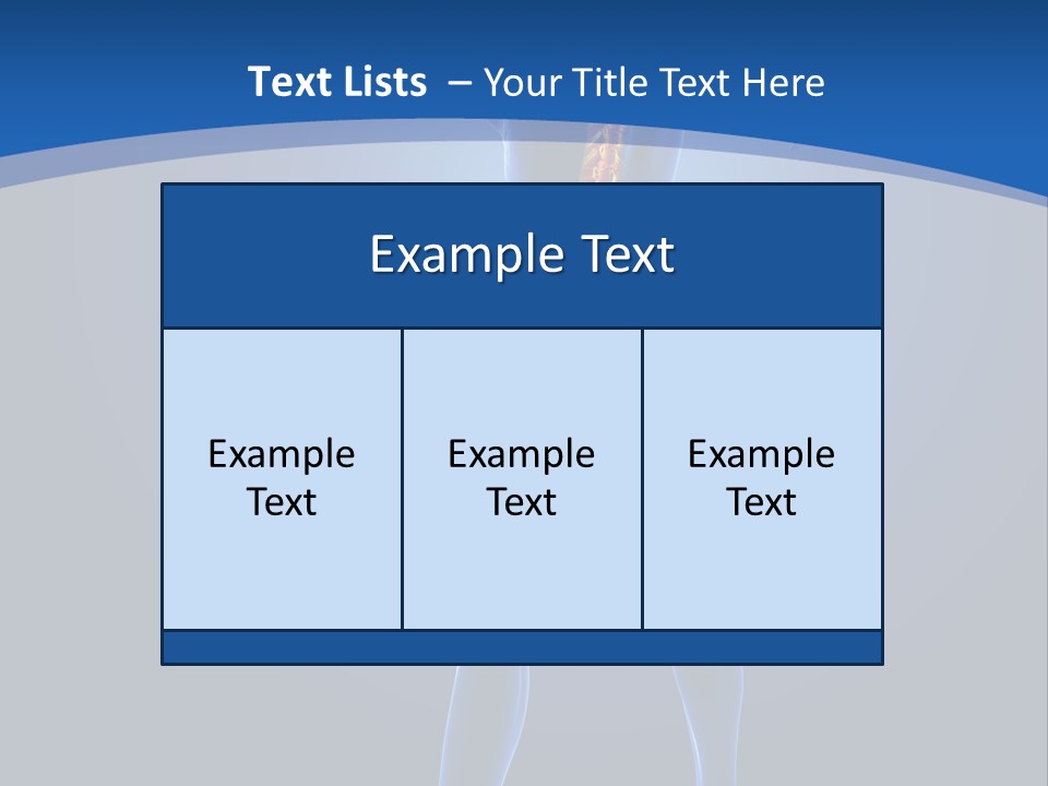 Render Arm Chest PowerPoint Template