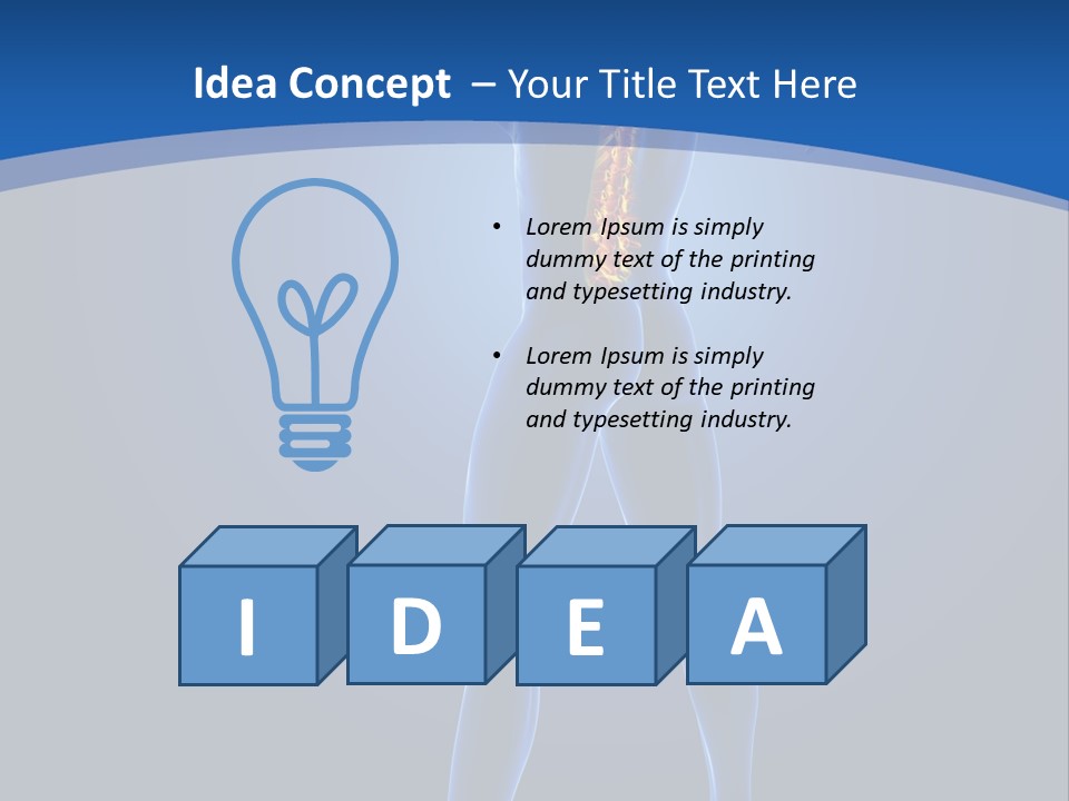 Render Arm Chest PowerPoint Template