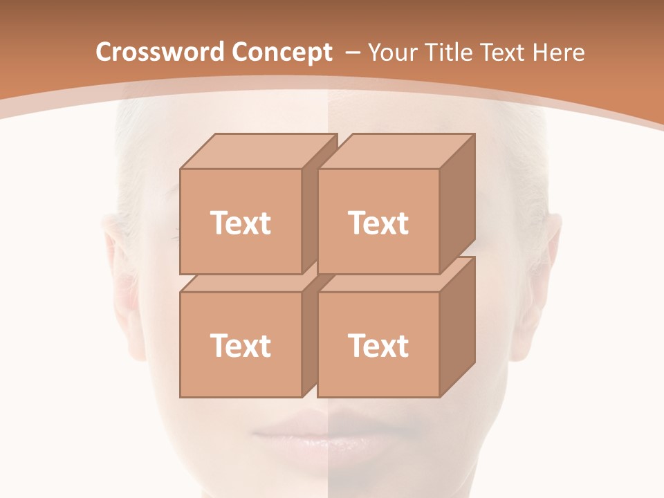 Skincare Person Y PowerPoint Template