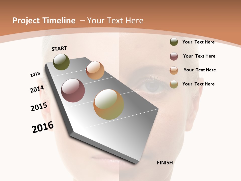 Skincare Person Y PowerPoint Template