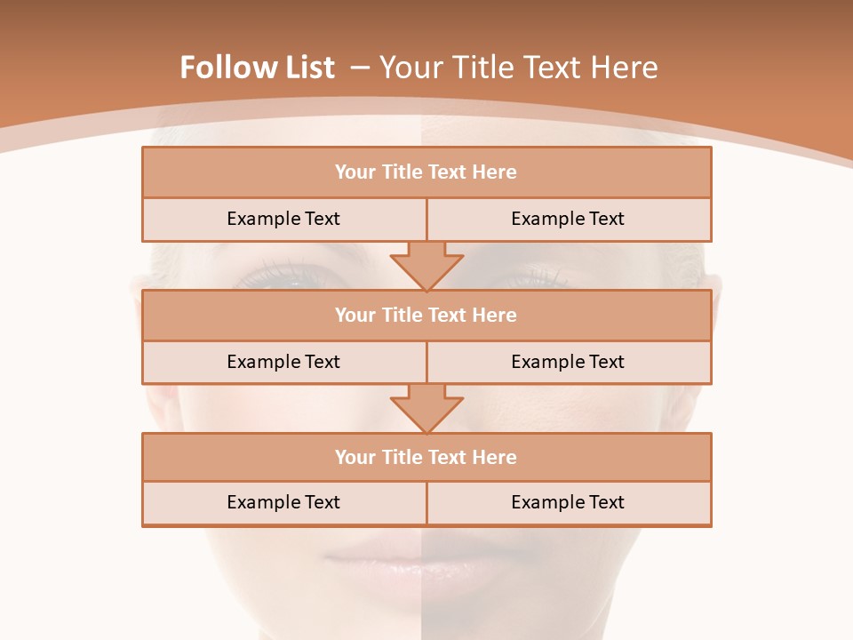 Skincare Person Y PowerPoint Template