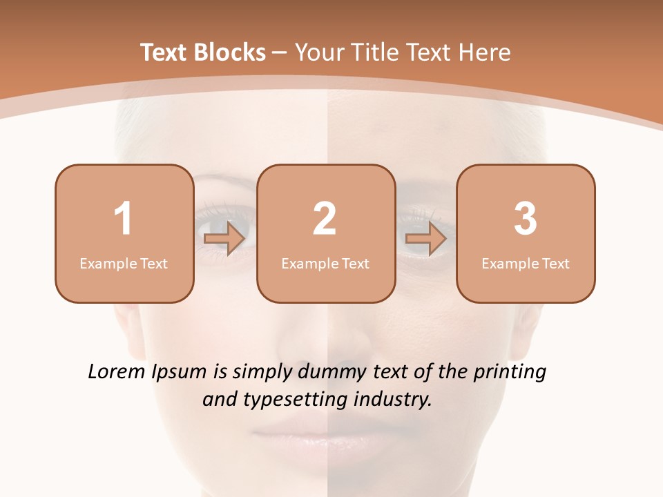 Skincare Person Y PowerPoint Template