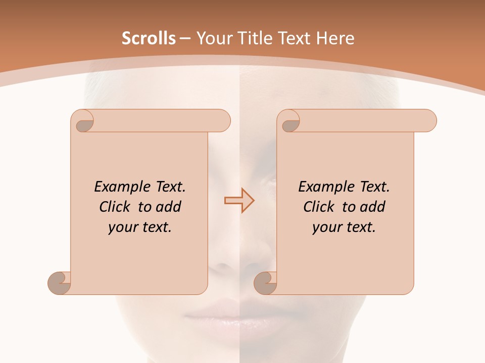Skincare Person Y PowerPoint Template