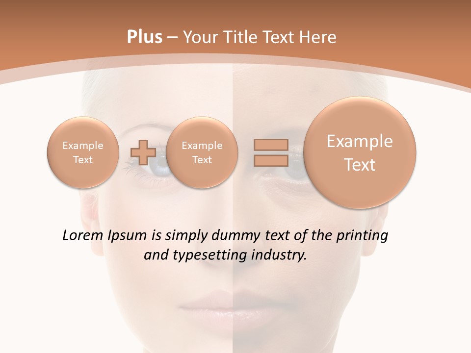 Skincare Person Y PowerPoint Template