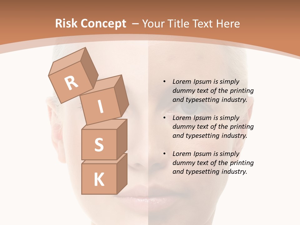 Skincare Person Y PowerPoint Template