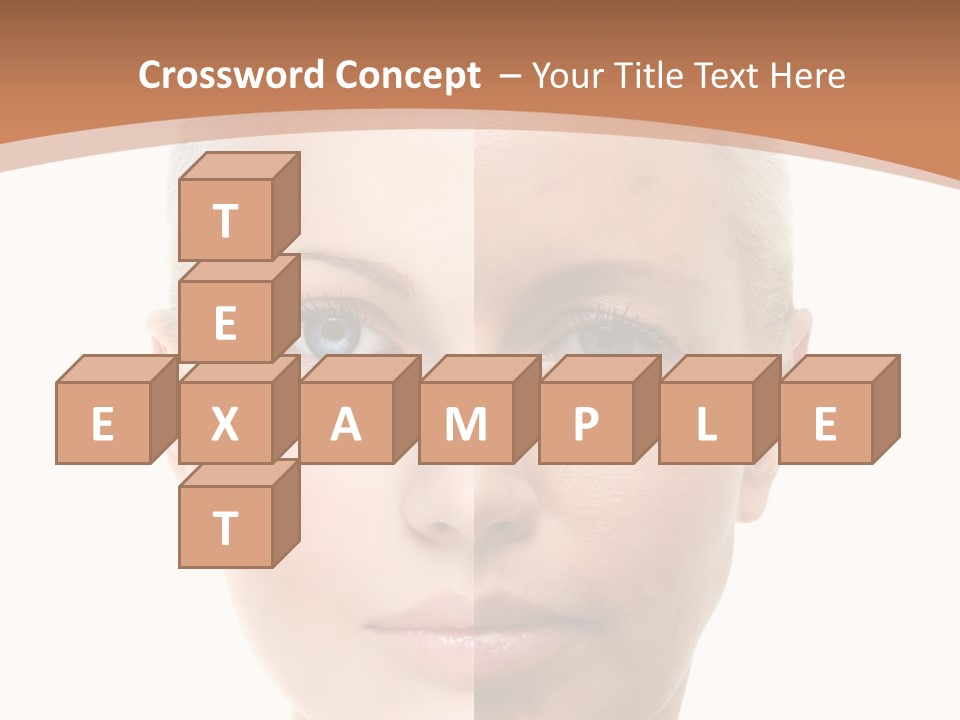 Skincare Person Y PowerPoint Template