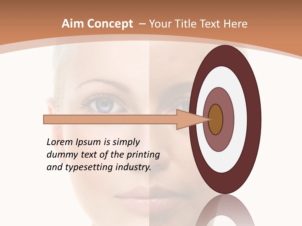 Skincare Person Y PowerPoint Template