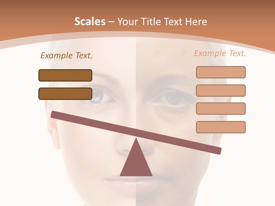 Skincare Person Y PowerPoint Template