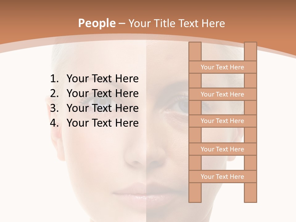 Skincare Person Y PowerPoint Template