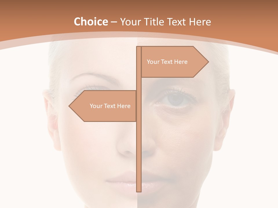 Skincare Person Y PowerPoint Template