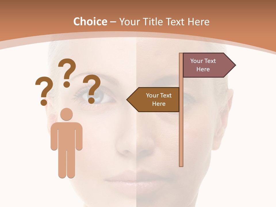 Skincare Person Y PowerPoint Template