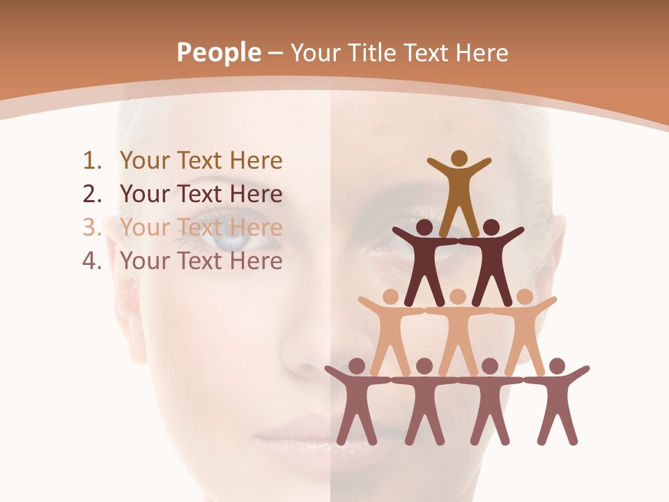 Skincare Person Y PowerPoint Template