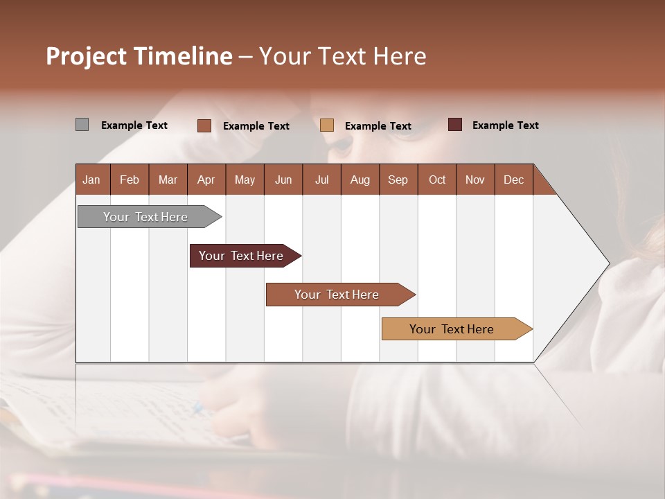 Years Horizontal Homework PowerPoint Template