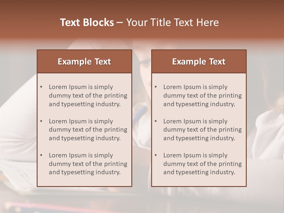 Years Horizontal Homework PowerPoint Template