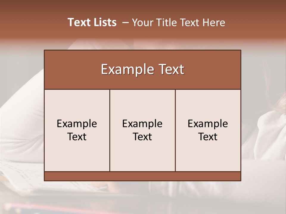 Years Horizontal Homework PowerPoint Template