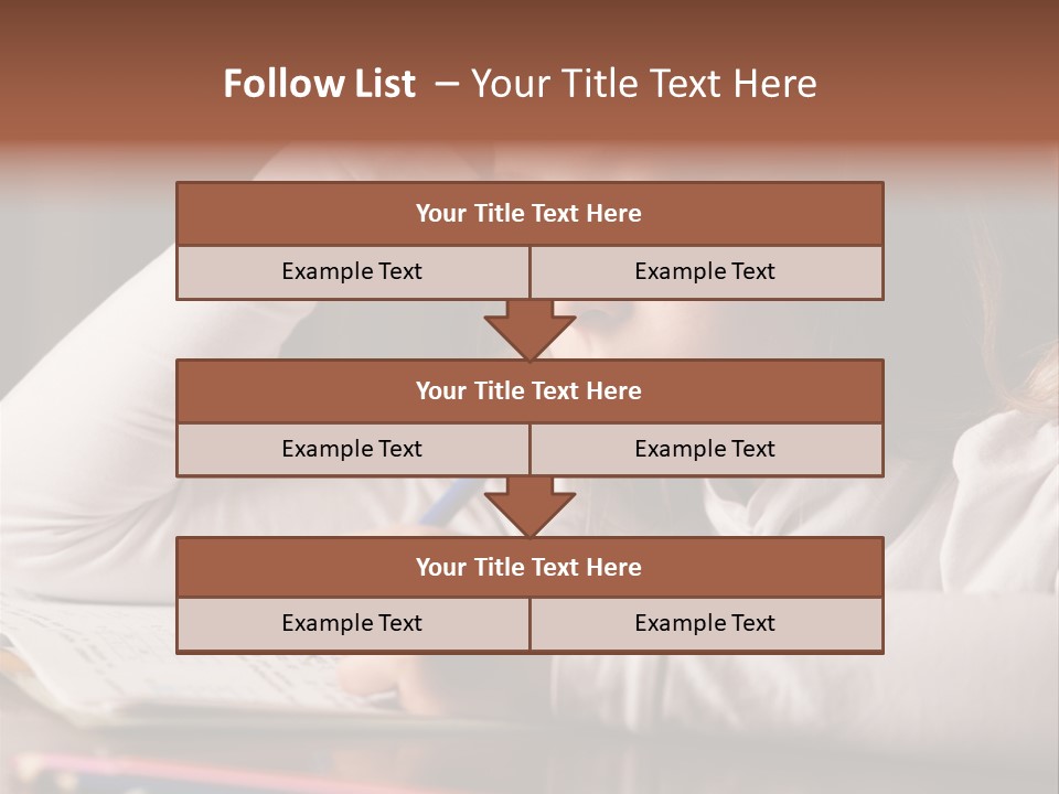 Years Horizontal Homework PowerPoint Template