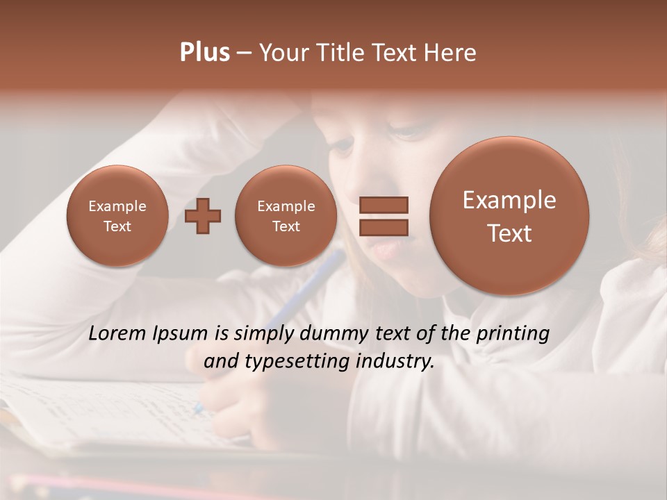 Years Horizontal Homework PowerPoint Template