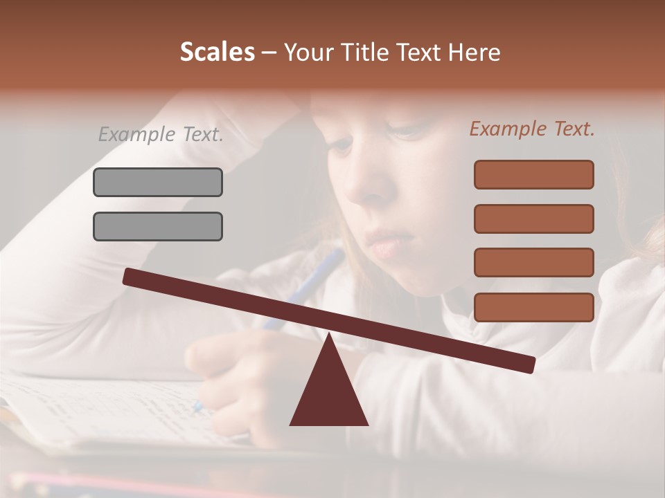 Years Horizontal Homework PowerPoint Template
