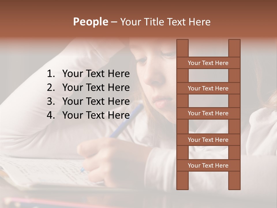 Years Horizontal Homework PowerPoint Template