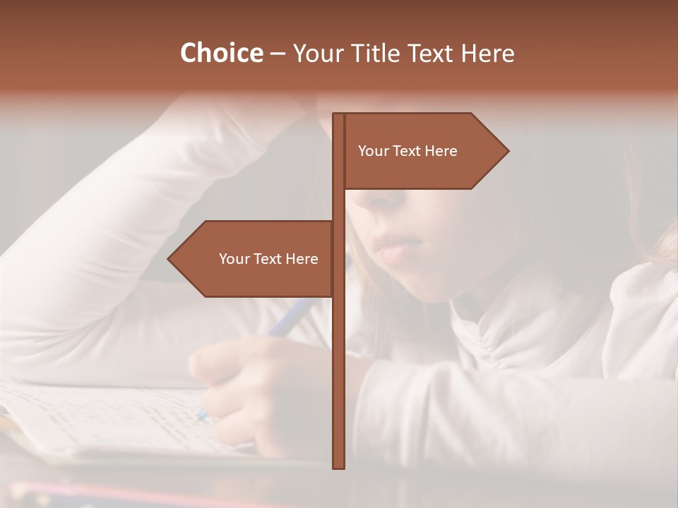 Years Horizontal Homework PowerPoint Template