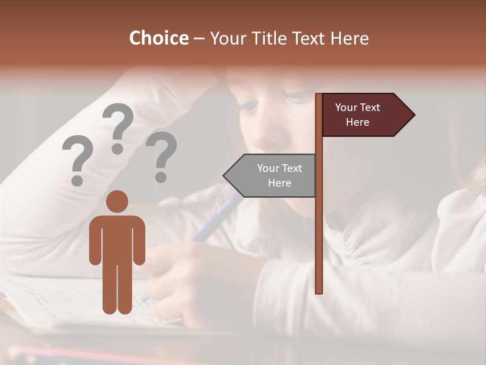 Years Horizontal Homework PowerPoint Template