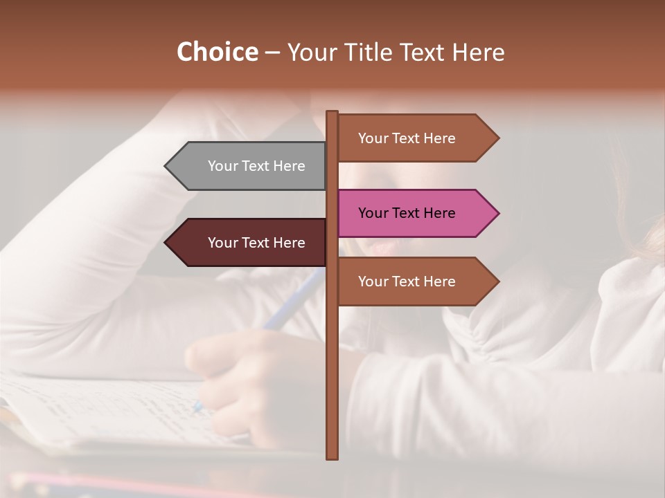 Years Horizontal Homework PowerPoint Template