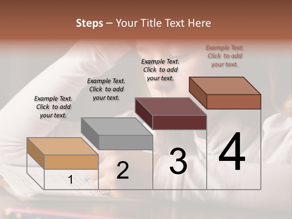 Years Horizontal Homework PowerPoint Template
