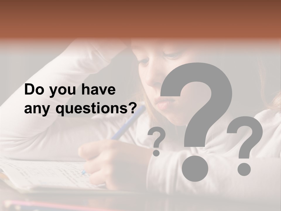 Years Horizontal Homework PowerPoint Template