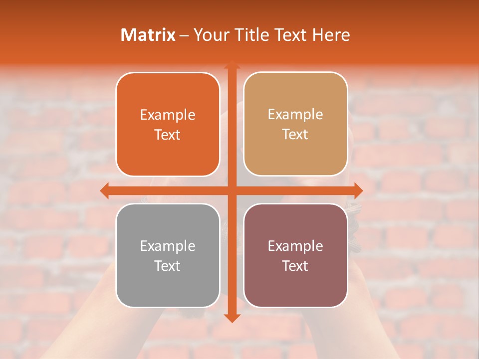 Depression Man Slave PowerPoint Template