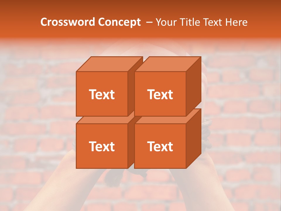 Depression Man Slave PowerPoint Template