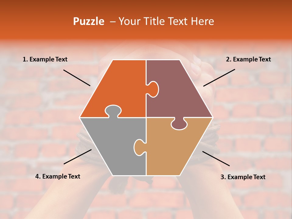 Depression Man Slave PowerPoint Template