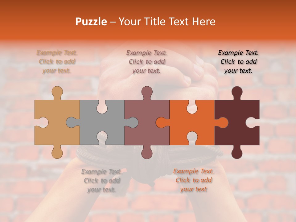 Depression Man Slave PowerPoint Template