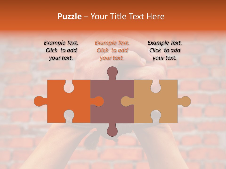 Depression Man Slave PowerPoint Template