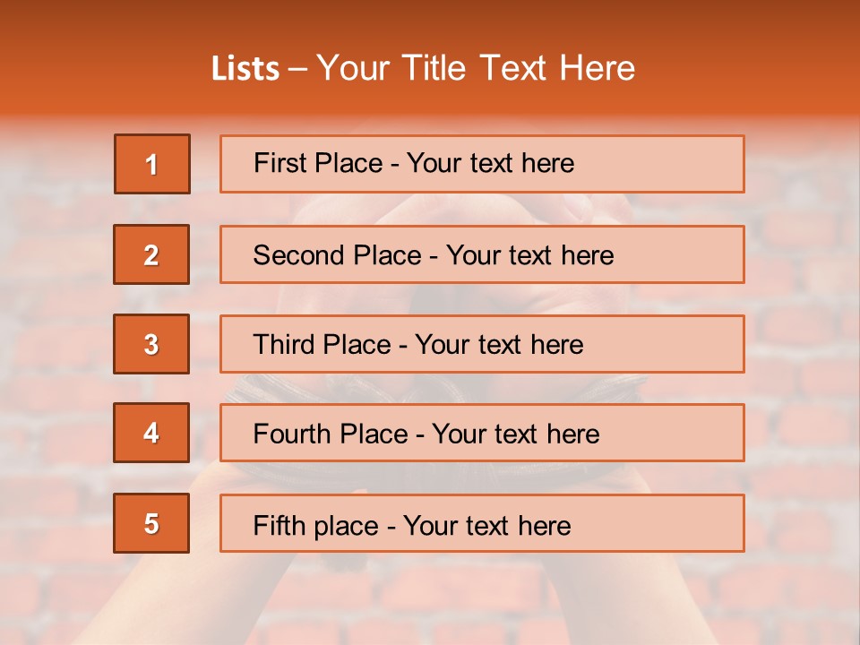 Depression Man Slave PowerPoint Template