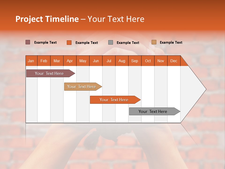 Depression Man Slave PowerPoint Template
