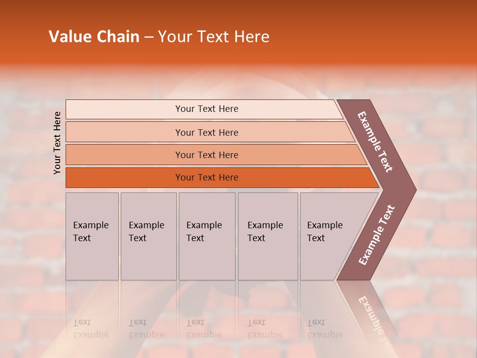 Depression Man Slave PowerPoint Template