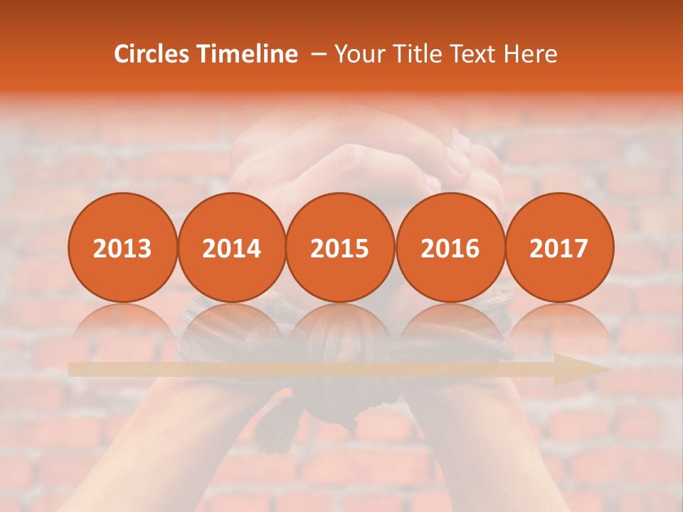 Depression Man Slave PowerPoint Template