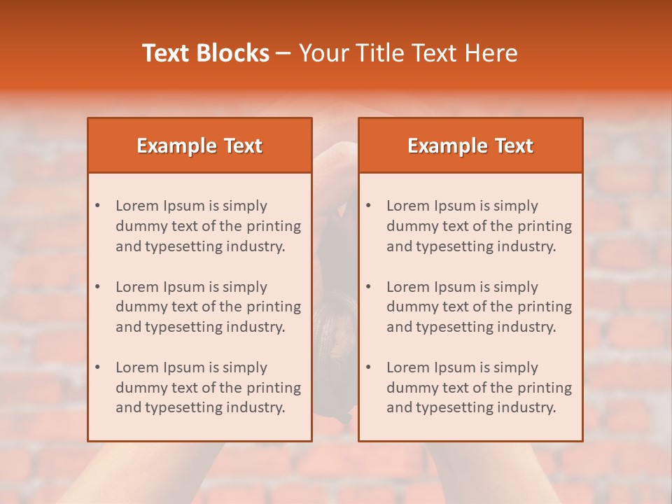 Depression Man Slave PowerPoint Template