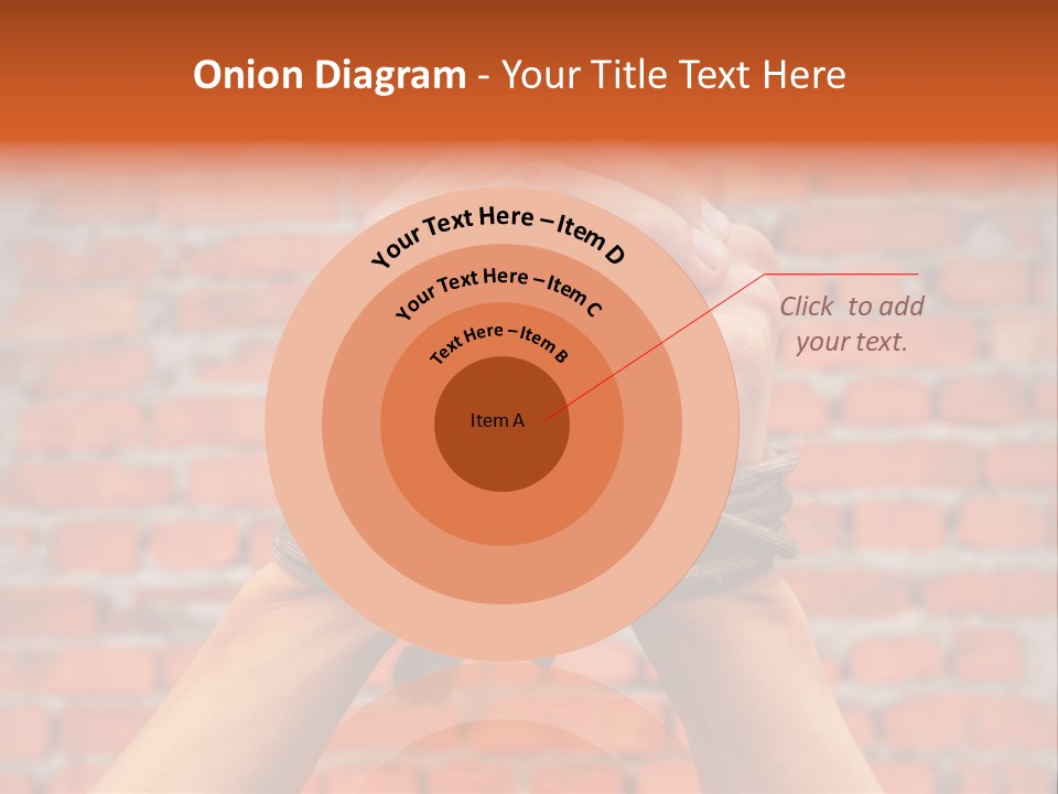 Depression Man Slave PowerPoint Template
