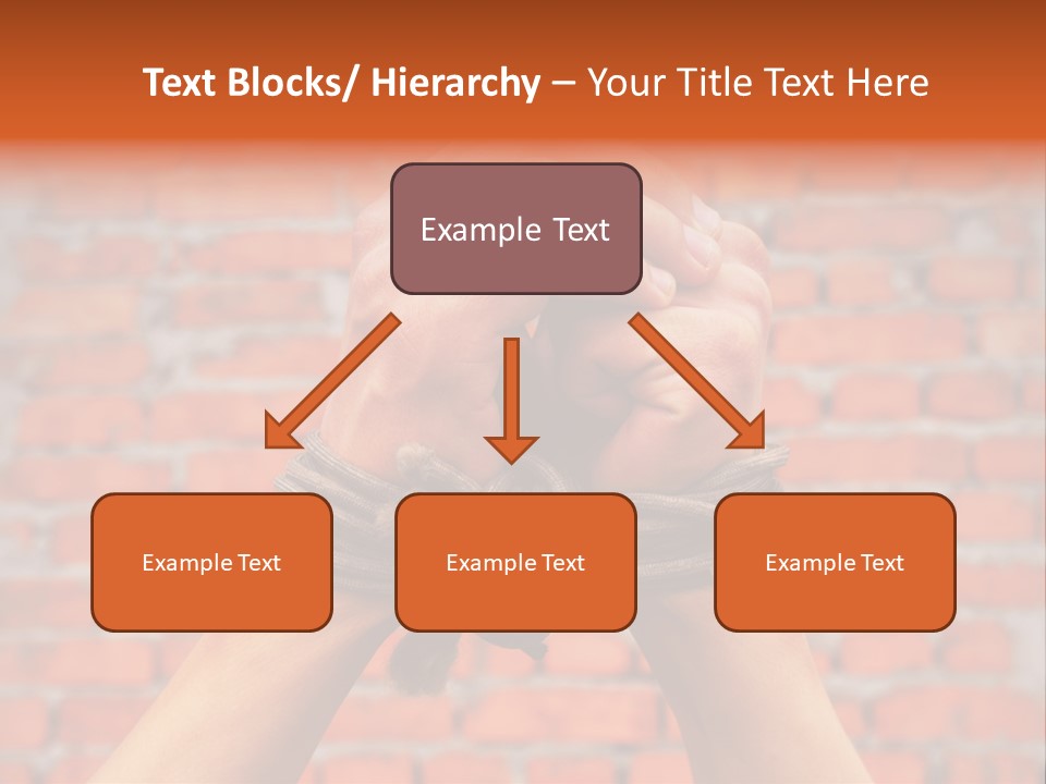 Depression Man Slave PowerPoint Template